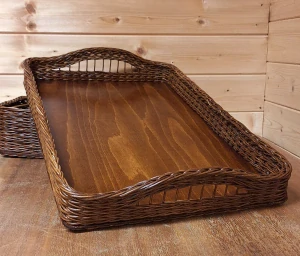 Podnos velký s košíkem