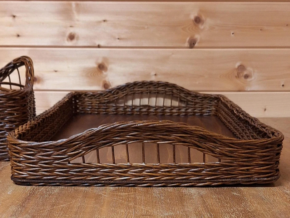 Podnos velký s košíkem