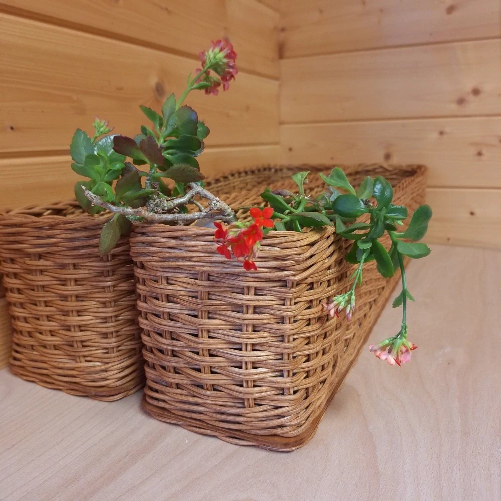 Proutěné truhlíky