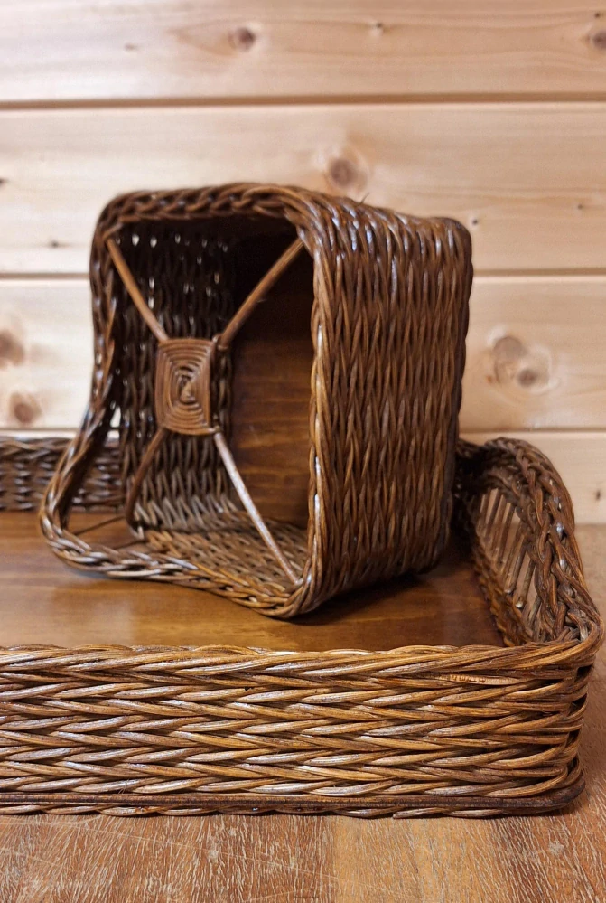 Podnos velký s košíkem