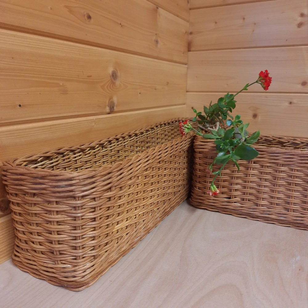 Proutěné truhlíky